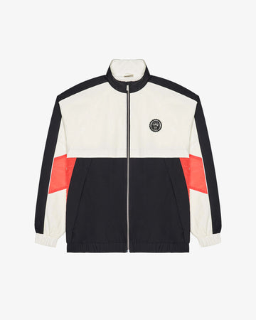 Malbon Axis Jacket - Crimson Red/Off White