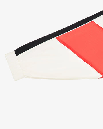 Malbon Axis Jacket - Crimson Red/Off White
