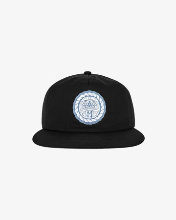 Malbon Insignia Snapback - Black
