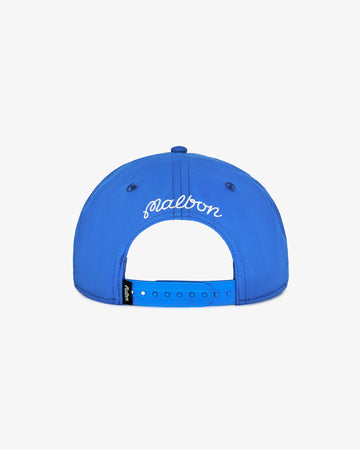 Malbon M Chain Stitch Snapback - Imperial Blue