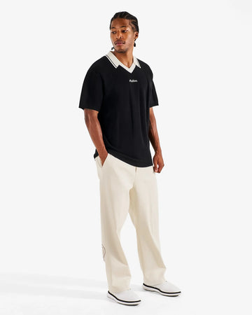 Malbon Mountain Knit Polo - Black