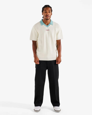 Malbon Mountain Knit Polo - Ivory