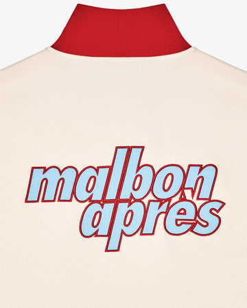 Malbon Mountain Sweatshirt - Ivory/Scarlet