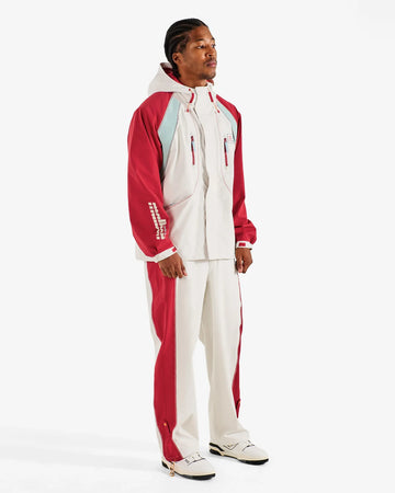 Malbon Mountain All Weather Pant - Ivory/Scarlet