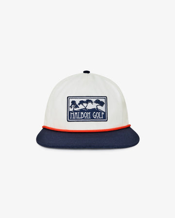 Malbon Golf Torrey Pines Rope Hat - White