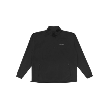 Malbon Performance Quarter Zip Shell Pullover - Black