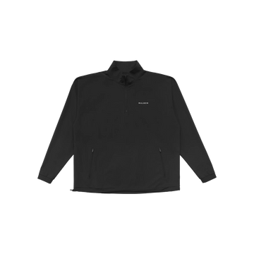 Malbon Performance Quarter Zip Shell Pullover - Black
