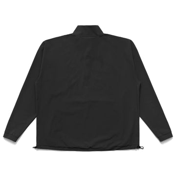 Malbon Performance Quarter Zip Shell Pullover - Black