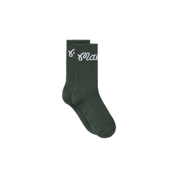 Malbon Golf Bon Script Sock - Green
