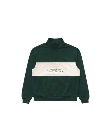 Malbon Trophy Quarter Zip Fleece - Green