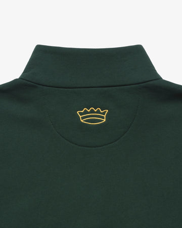 Malbon Trophy Quarter Zip Fleece - Green