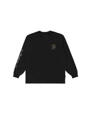 Malbon Trophy Long Sleeve T-Shirt - Black