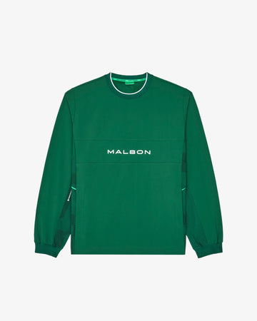 Malbon Performance Crew Popover - Eden Green