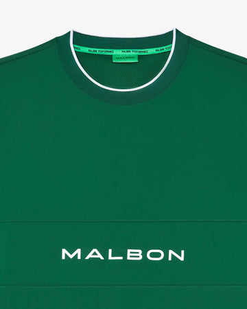 Malbon Performance Crew Popover - Eden Green