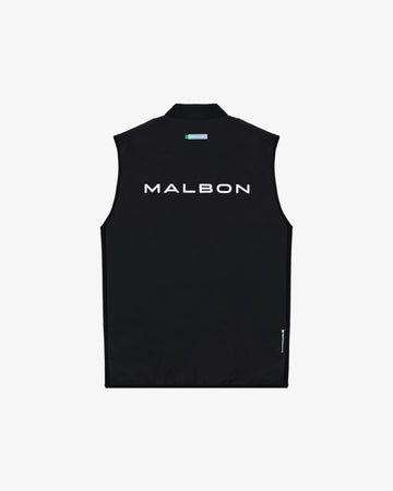 Malbon Performance Ribbed Panel Vest - Black