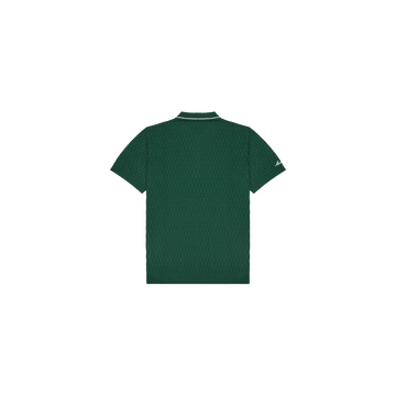 Malbon Golf Crest Knit Polo - Myrtle