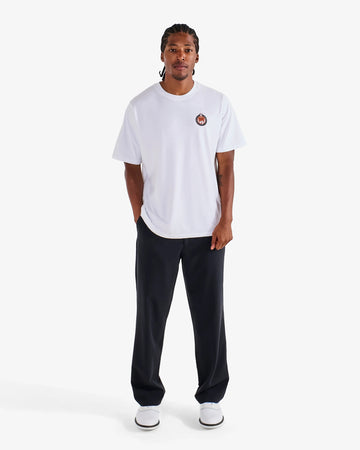 Malbon Golf Bermuda Maxwell Tee - White