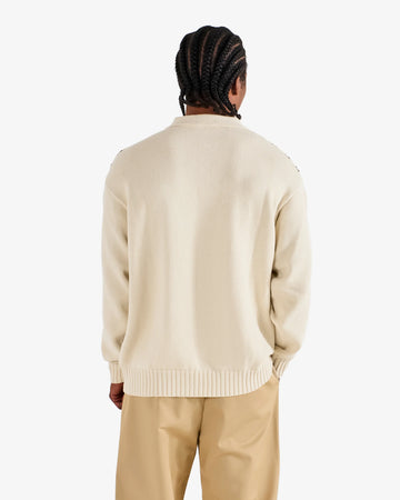 Malbon Golf Links Polo Sweater - Beige