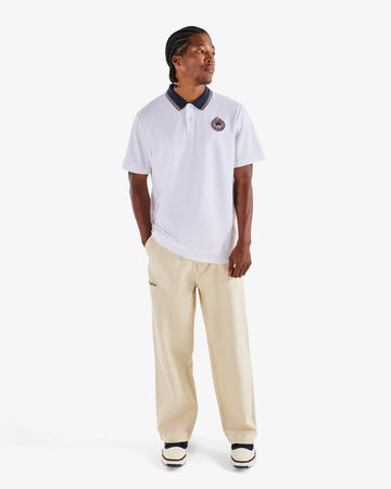 Malbon Golf Fairway Oakwood Polo - White