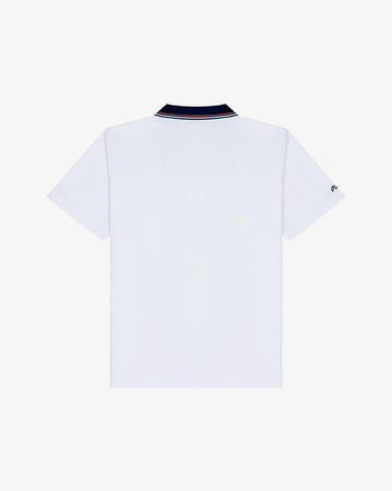 Malbon Golf Fairway Oakwood Polo - White