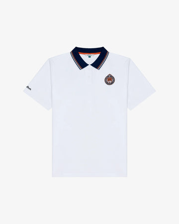 Malbon Golf Fairway Oakwood Polo - White