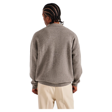 Malbon Golf Gauge Waffle Knit Polo - Taupe