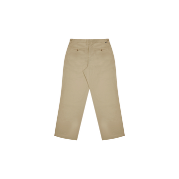 Malbon Golf Reverse Pleat Trousers - Khaki
