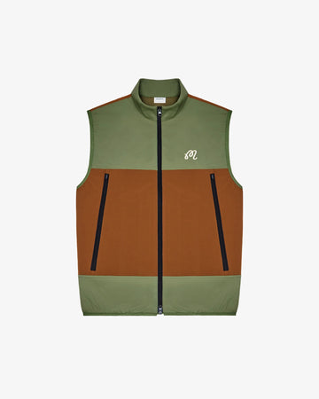 Malbon Albatross Foraging Vest - Olive