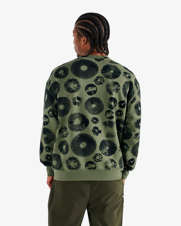 Malbon Golf Range Foraging Sweatshirt - Olive