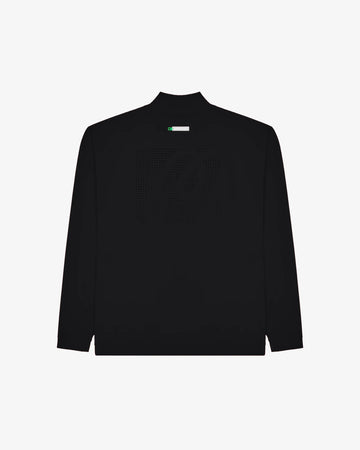 Malbon Performance Quarter Zip Shell Pullover - Black detail