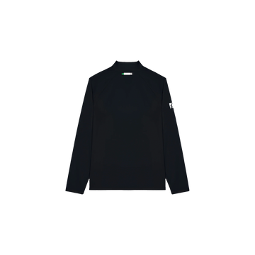 Malbon Performance Raglan Quarter Zip - Black
