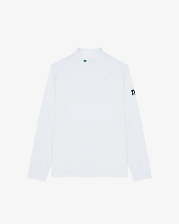Malbon Performance Raglan Quarter Zip - White