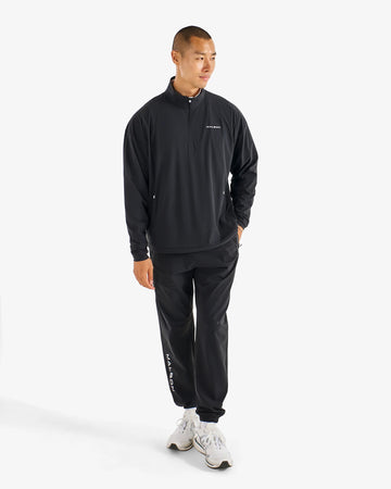 Malbon Golf Performance Nylon Track Pant - Black