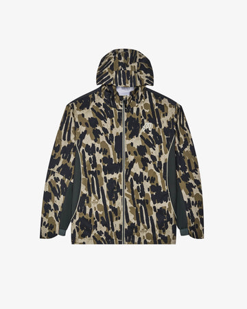 Malbon Golf Tour Divot Camo Rain Jacket