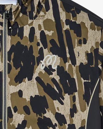 Malbon Golf Tour Divot Camo Rain Jacket