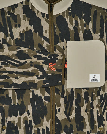 Malbon Golf Tour Divot Camo Sherpa Jacket