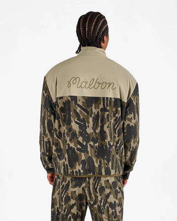 Malbon Golf Tour Divot Camo Sherpa Jacket