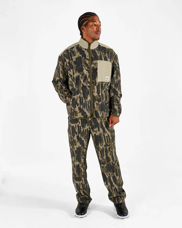Malbon Golf Tour Divot Camo Sherpa Jacket
