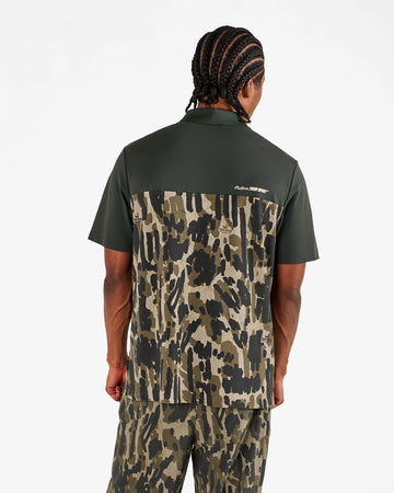 Malbon Golf Tour Divot Camo Polo