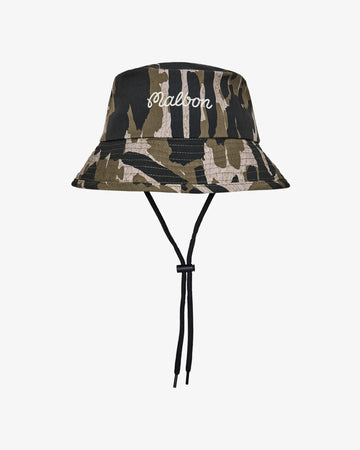 Malbon Golf Tour Divot Camo Bucket Hat