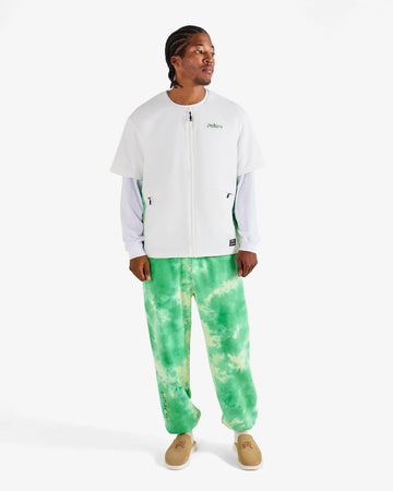 Malbon Golf Grateful Dead Underwood Windshirt - White