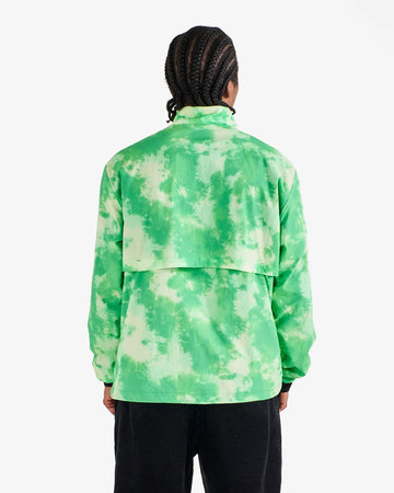 Malbon Golf Grateful Dead Cascade Windshirt - Green Tie Dye