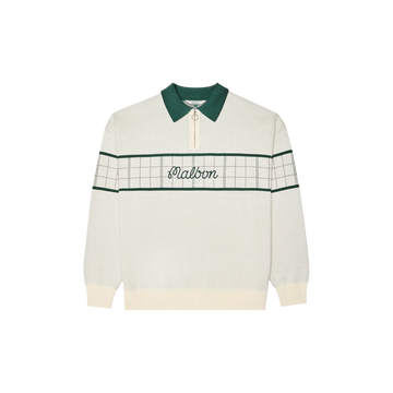 Malbon Golf Bennet Paid Sweater - Ivory