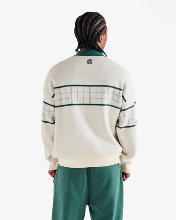 Malbon Golf Bennet Paid Sweater - Ivory