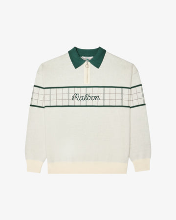 Malbon Golf Bennet Paid Sweater - Ivory