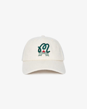 Malbon Golf Mistleflow Dad Hat - Ivory