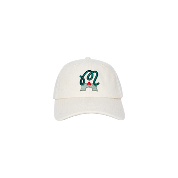 Malbon Golf Mistleflow Dad Hat - Ivory