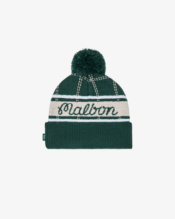 Malbon Golf Holden Pom Pom Beanie - Green
