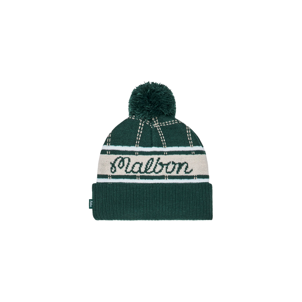 Malbon Golf Holden Pom Pom Beanie - Green – Bisque Golf