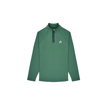 Malbon Performance Raglan Quarter Zip - Forest